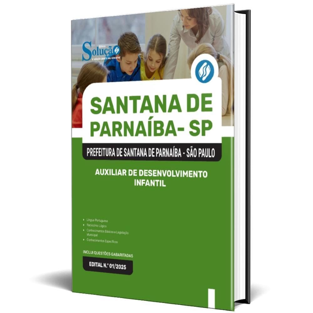 Apostila Prefeitura Santana Parnaíba Sp 2025 Auxiliar