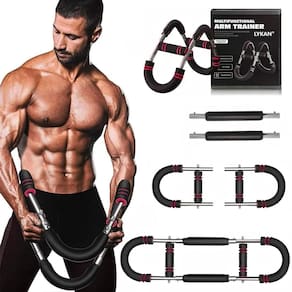 Arm Trainer Saker Twister, treino de peito ajustável de 18 a 45 kg, VERMELHO
