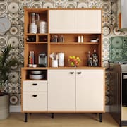 Armário de Cozinha Completa Veneza 4 Portas 2 Gavetas - Movelove