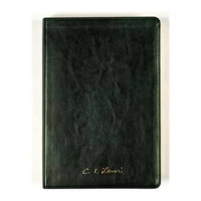 Bíblia C.S. Lewis Naa, Couro-Soft Verde, Leitura Perfeita