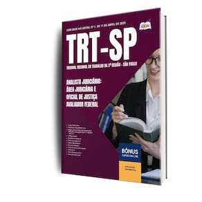 Apostila Trt Sp 2025 - Analista - Oficial Justiça Avaliador