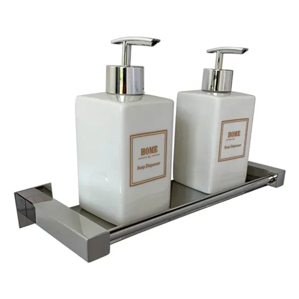 Suporte Porta shampoo 30cm para Banheiro Inox 304 - Qred4017