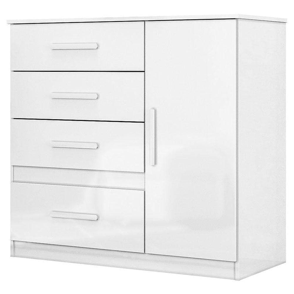 Cômoda Sapateira Infantil Vênus Branco Flex - Moval