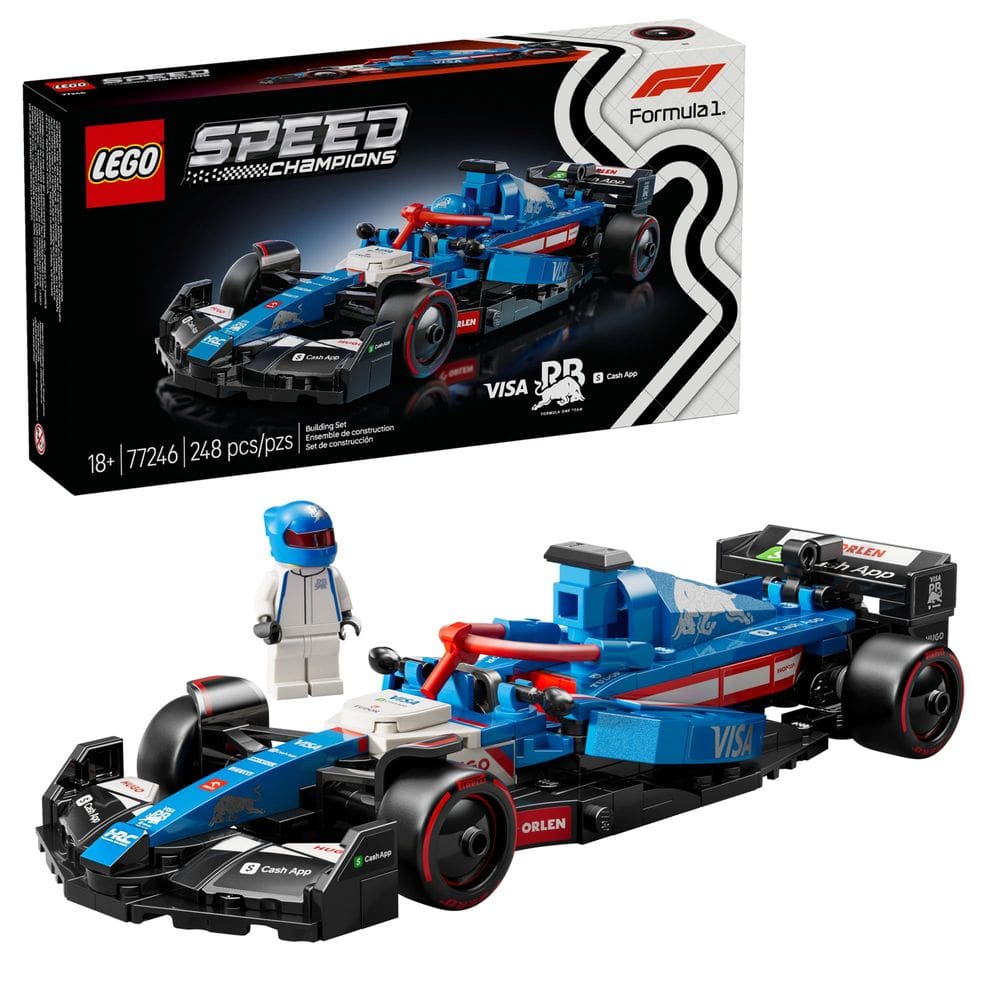 Conjunto de construção LEGO Speed Champions Visa Cash App RB VCARB 01 F1 Race Car 77246