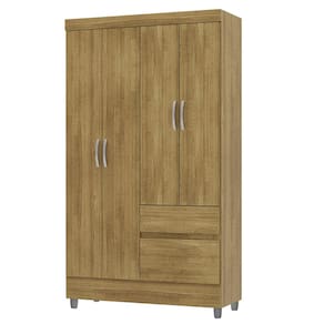 Guarda Roupa Solteiro 102cm Com 4 Portas Ideal Nature - Vila Rica