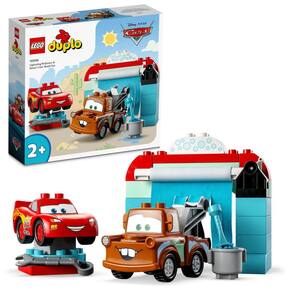 Blocos de brinquedo LEGO DUPLO Lightning McQueen Car Wash 10996 2+
