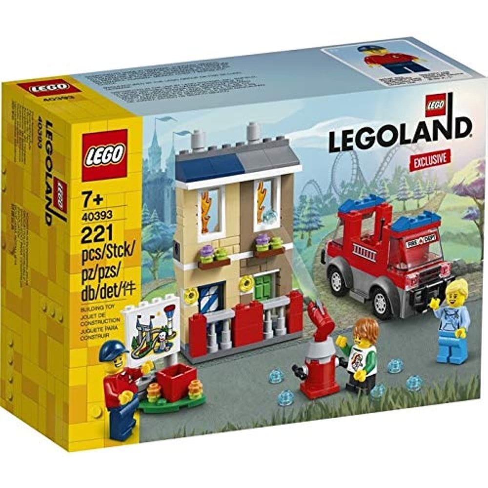 Conjunto LEGO Legoland Fire Academy 40393 com 3 minifiguras 221 unidades