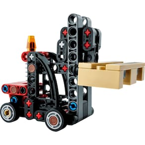 Empilhadeira LEGO Technic com palete 30655, brinquedo de construção