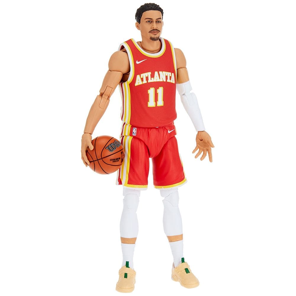 Boneco de ação Hasbro NBA Series 1, escalação titular Trae Young