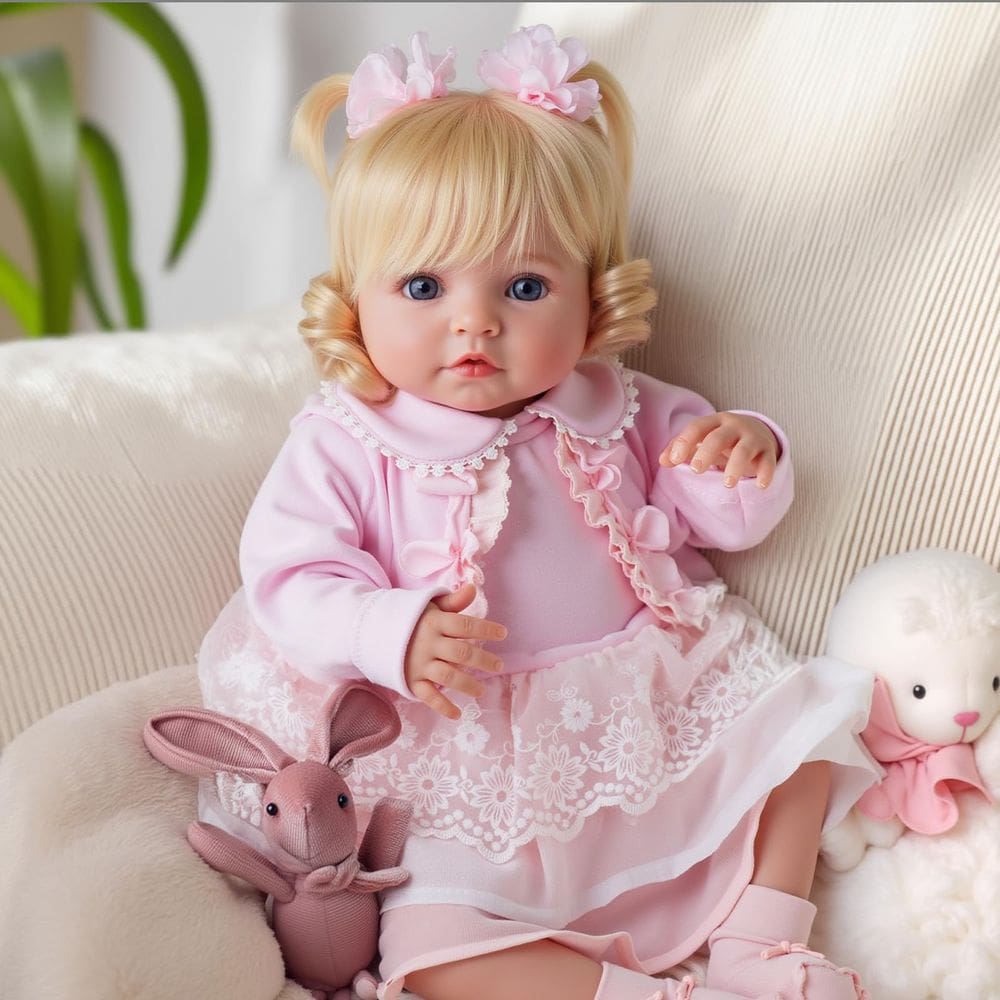 Boneca Reborn BABESIDE Megan 50 cm com membros de vinil macio