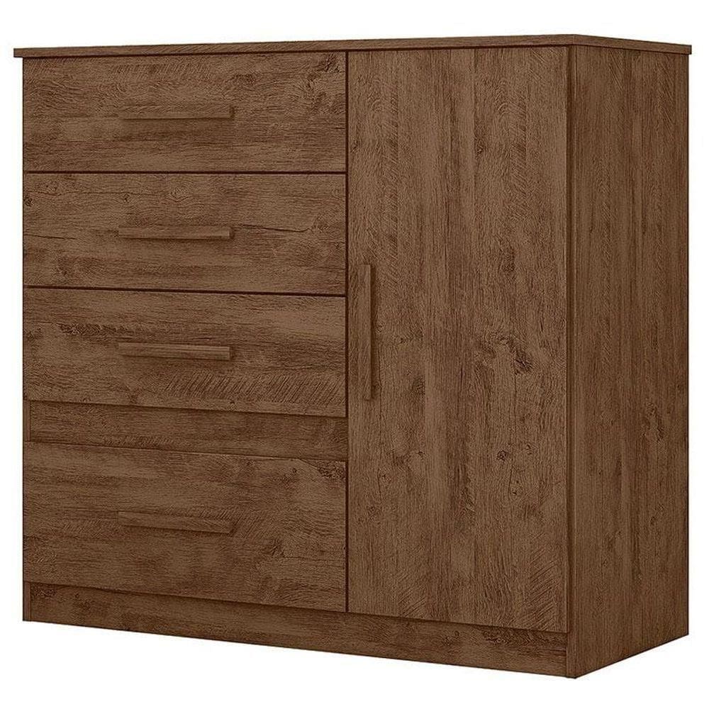 Cômoda Sapateira Vênus Castanho Wood - Moval