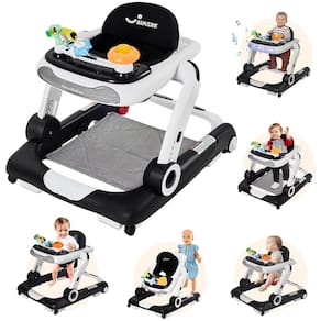 Baby Walker Aimsnk 5 em 1 com Bouncer, Rocker e Centro de Atividades