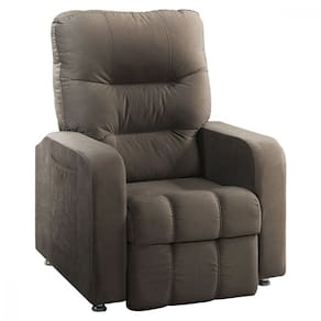 Poltrona Reclinavel Do Papai Maldivas Tecido Suede Chocolate