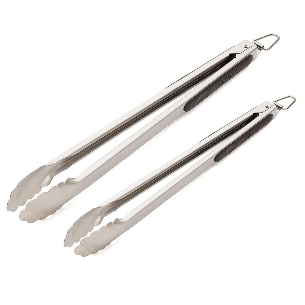 Conjunto de pinças para churrasco Cuisinart CIT-2123 de 2 peças em aço inoxidável
