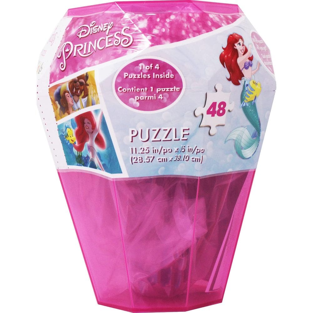 Puzzle Spin Master Disney Princess 48 peças com gema de plástico