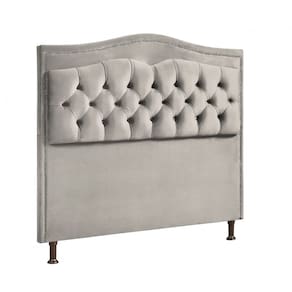 Cabeceira Para Cama Casal 140cm Holanda Veludo Marfim