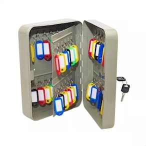 Porta Chaves Kangur 40 Chaves: Armário Organizador Profissional Com Fixação De Parede!