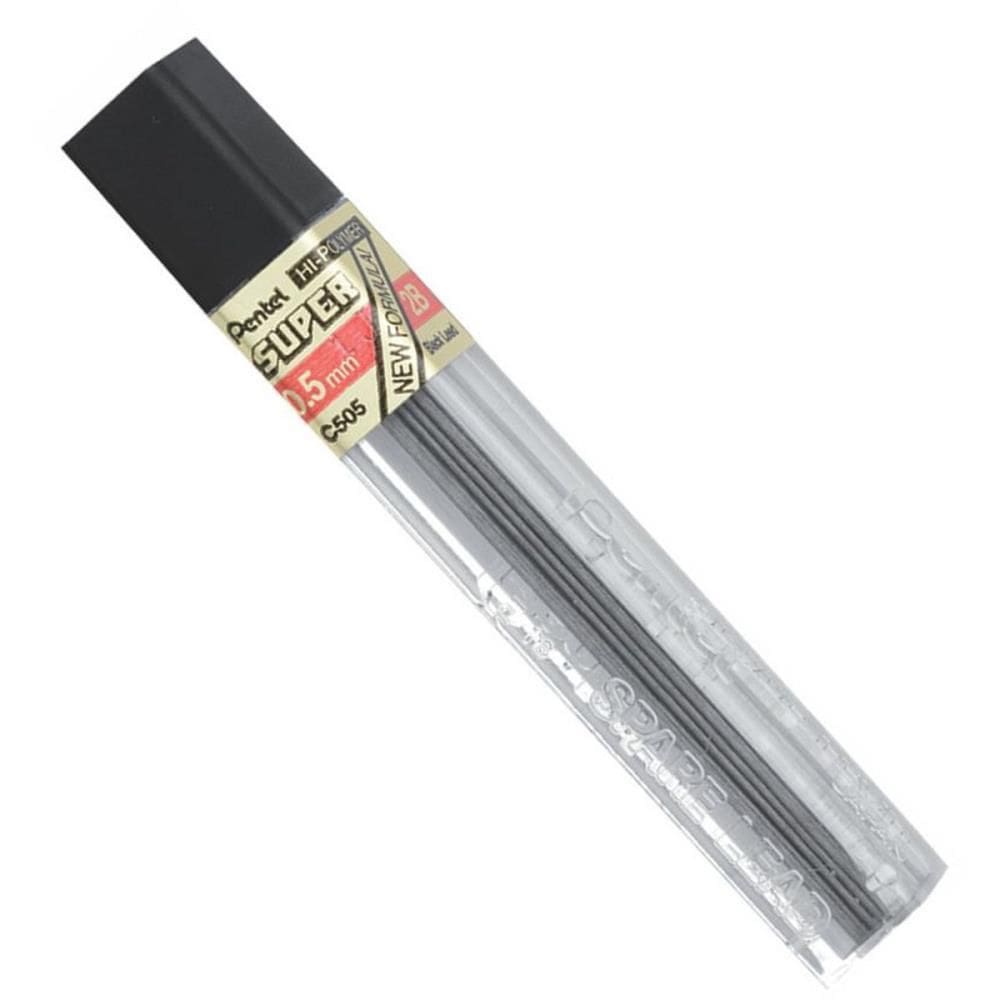 Grafite 0.5mm 2b Hi Polymer Super 12tbx12min - Pentel