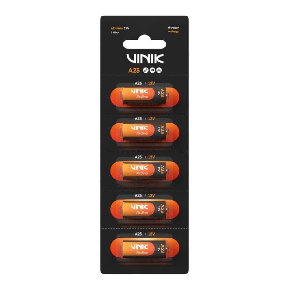 Bateria Alcalina A23 C/5 12v - Vba23b5