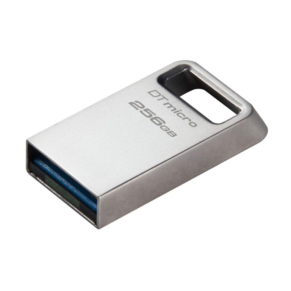 Unidade Flash USB Kingston DataTraveler Micro 256GB Prateada