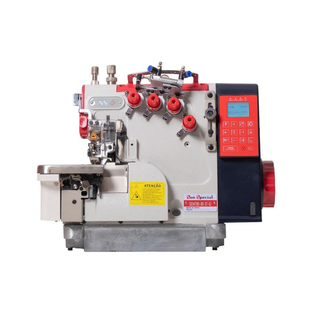 Máquina Costura Industrial Ponto Cadeia Eletrônica SS94TND-BK-ST-QI 220V - Sun Special