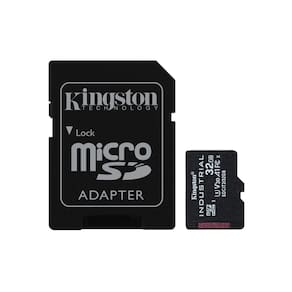 Cartão de memória Kingston Industrial 32GB microSDHC C10 A1 pSLC