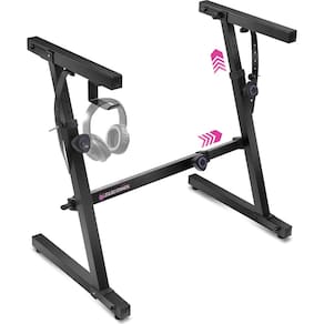 Suporte de teclado Liquid Stands Z Style Dobrável de 54 a 88 teclas