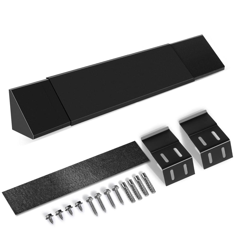 Exaustor de lareira LCGAOYA preto ajustável 70-120cm com isolamento
