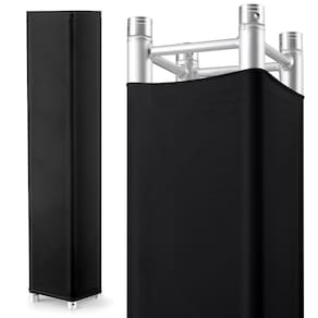 Capa de treliça Hahafelt preta para 2 peças de 2 m x 30 cm Box Truss