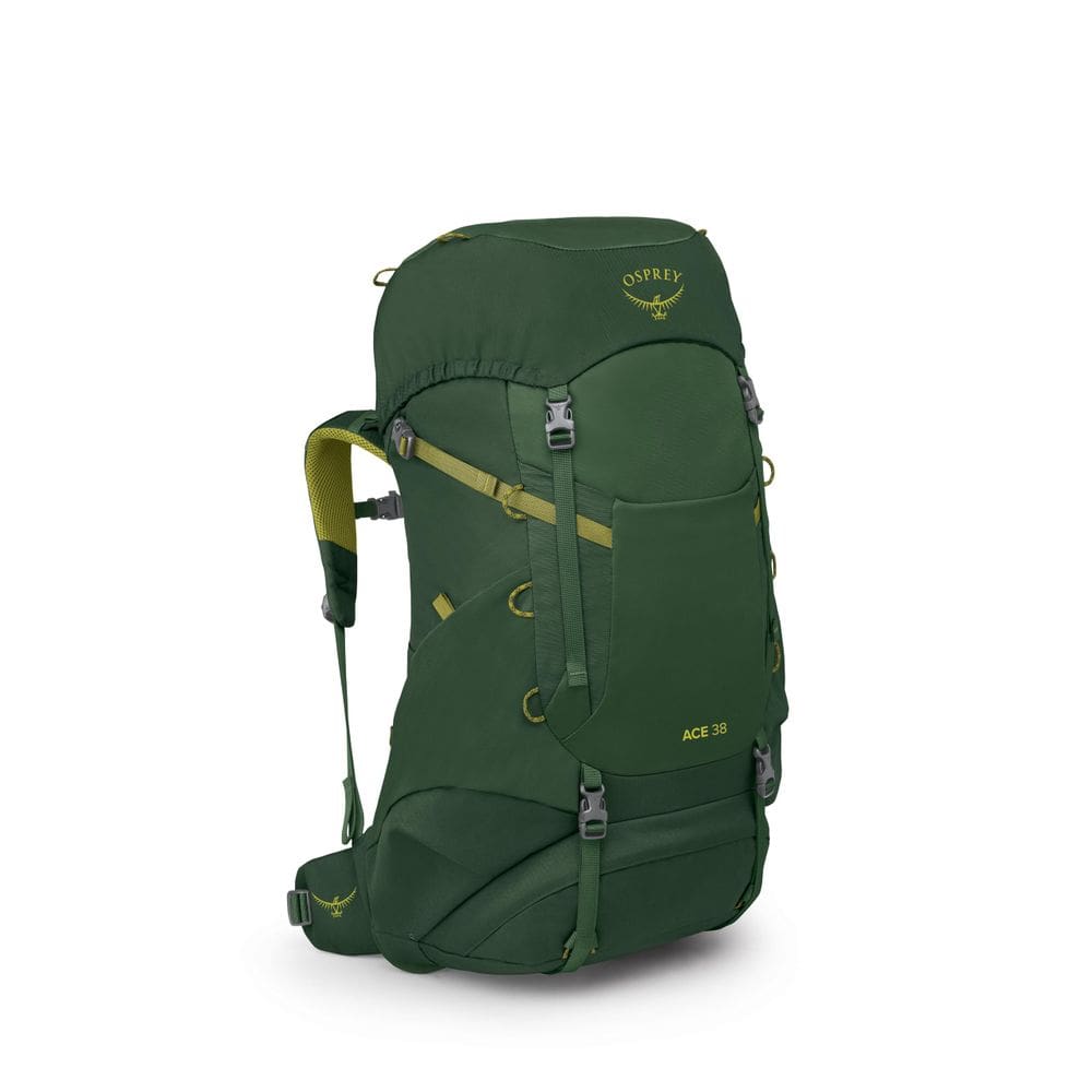 Mochila de mochila Osprey Ace 38L Kids Green Canopy