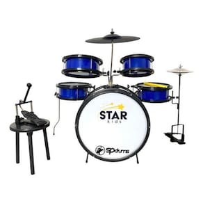 Bateria Infantil Profissional Chimbal Star Kids - Azul