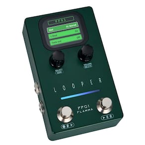 Pedal de guitarra Looper FLAMMA FF01 160 min de tempo de loop 40 slots