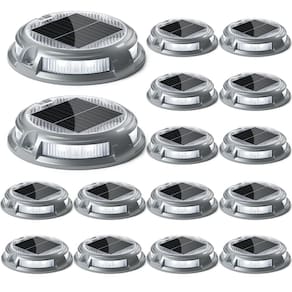 Solar Driveway Lights SideInlar 16 LEDs 9 modos RGB (pacote com 16)
