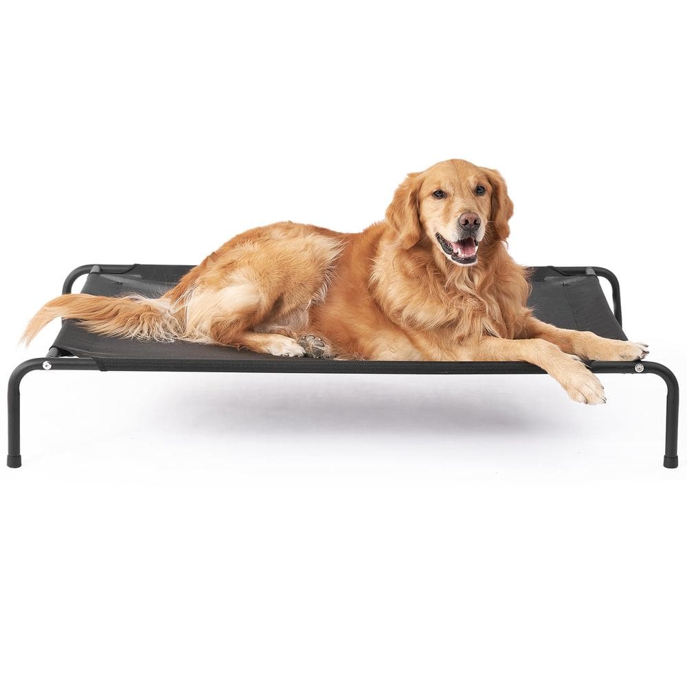 Berço para cães EHEYCIGA Elevated XL para cães extra grandes de 48 x 32 polegadas