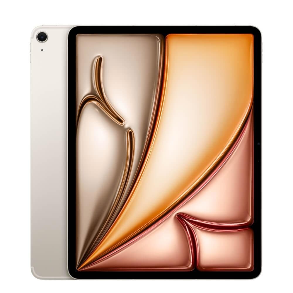 iPad Air 13" M2, 6ª geração, Wi-Fi + Cellular, 1TB - Estelar