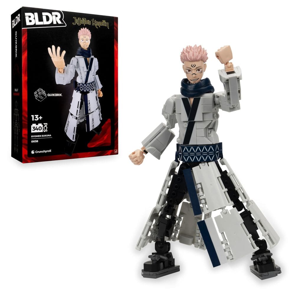 Conjunto de construção de bonecos de ação BLDR Ryomen Sukuna 24cm