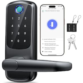 Entrada sem chave Smart Lock SohoTeco com alça WiFi Deadbolt