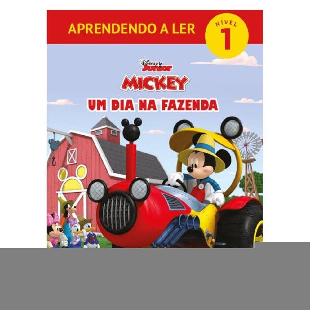 Aprendendo A Ler Nível 1 - Mickey - Um Dia Na Fazenda