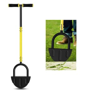 Cortador de gramado manual DMHMXZ T-Grip Half Moon Saw-Tooth 38 cm