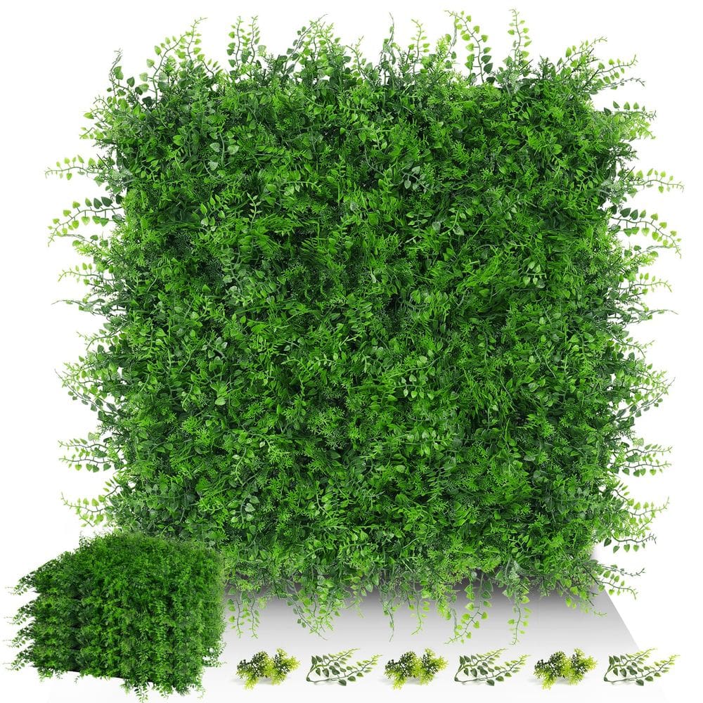Painéis de parede de grama EverNature Artificial Fern Grass x6