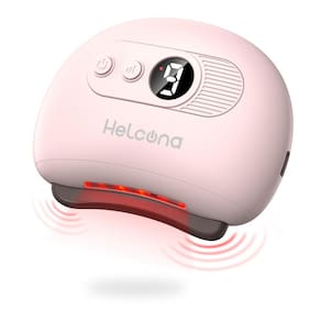 Massageador facial elétrico Gua Sha Helcona com calor e vibração