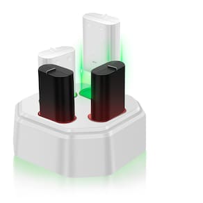Baterias recarregáveis com estação de carregamento para Xbox