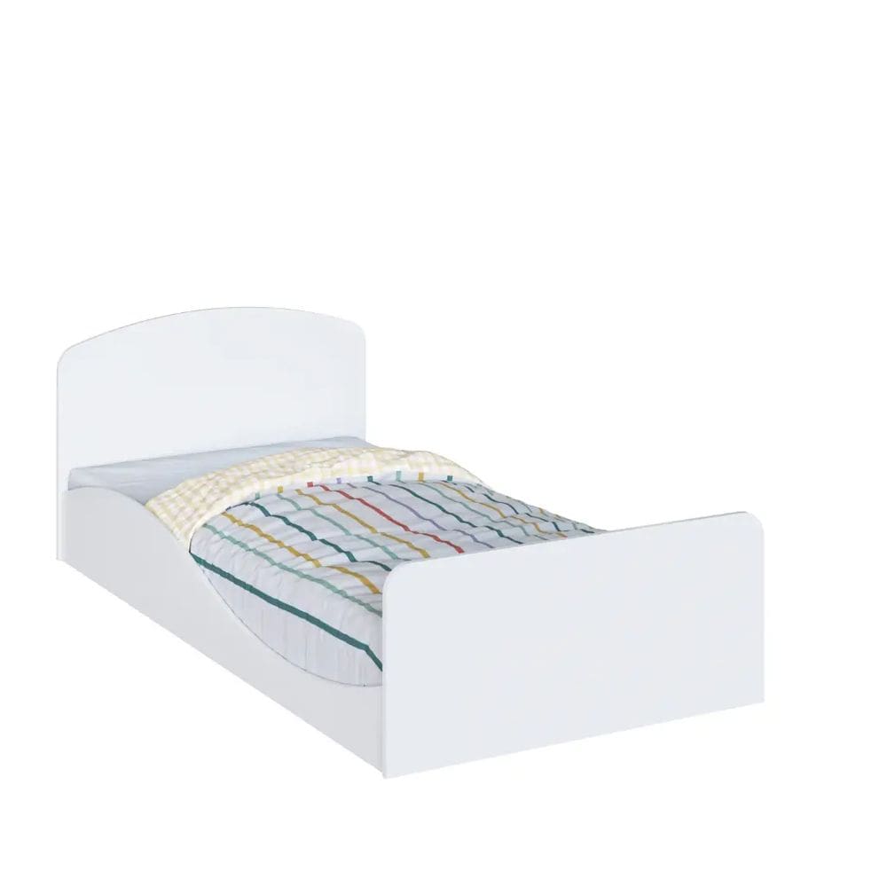 Cama Solteiro Moveis Peroba Lua Montessoriana MDF