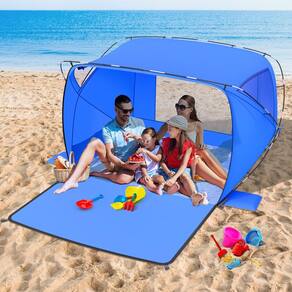 Barraca de praia CAFLIX Sun Shelter para 4-6 pessoas UPF 50+