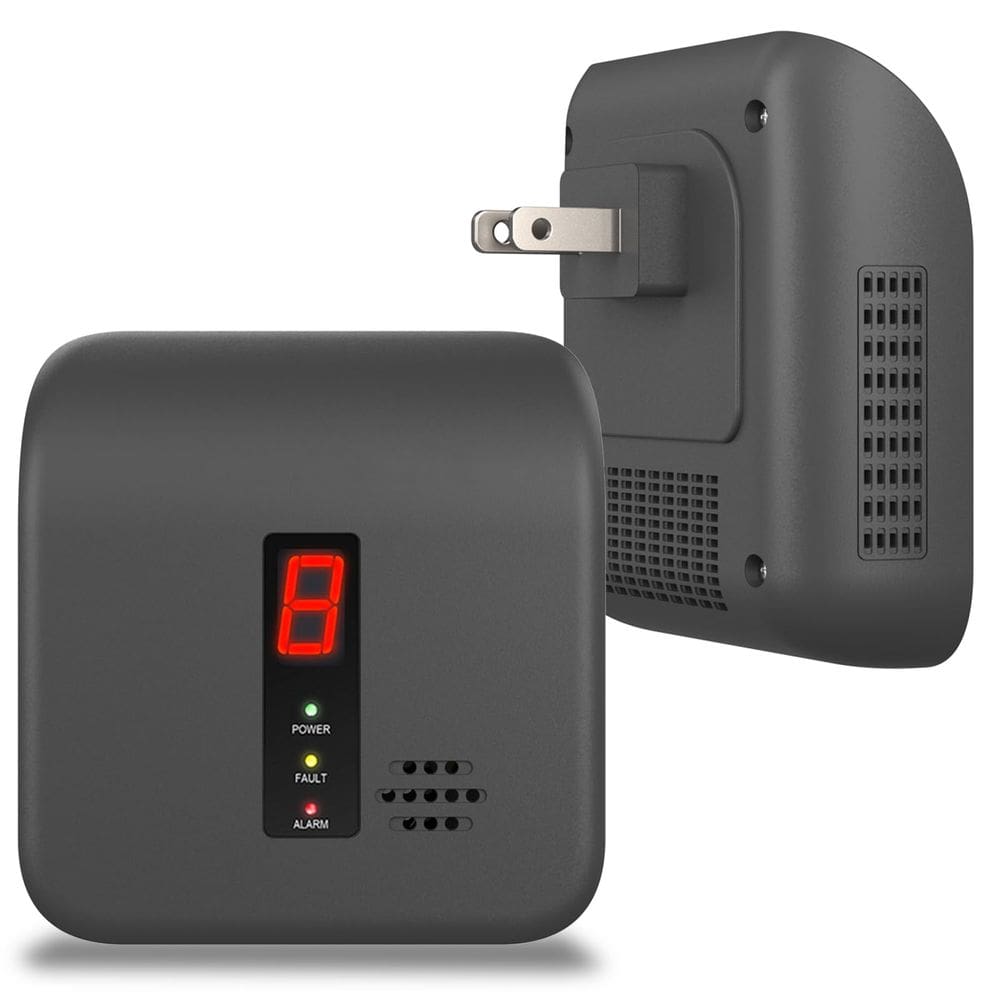 Detector de vazamento de gás Xalire Natural Gas Alarm Home & RV, pacote com 2