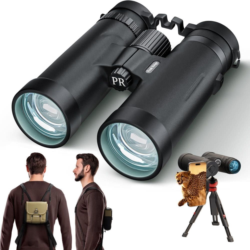 Binóculos Peak Ridge 8x42 para observação de estrelas, caminhadas, à prova d`água