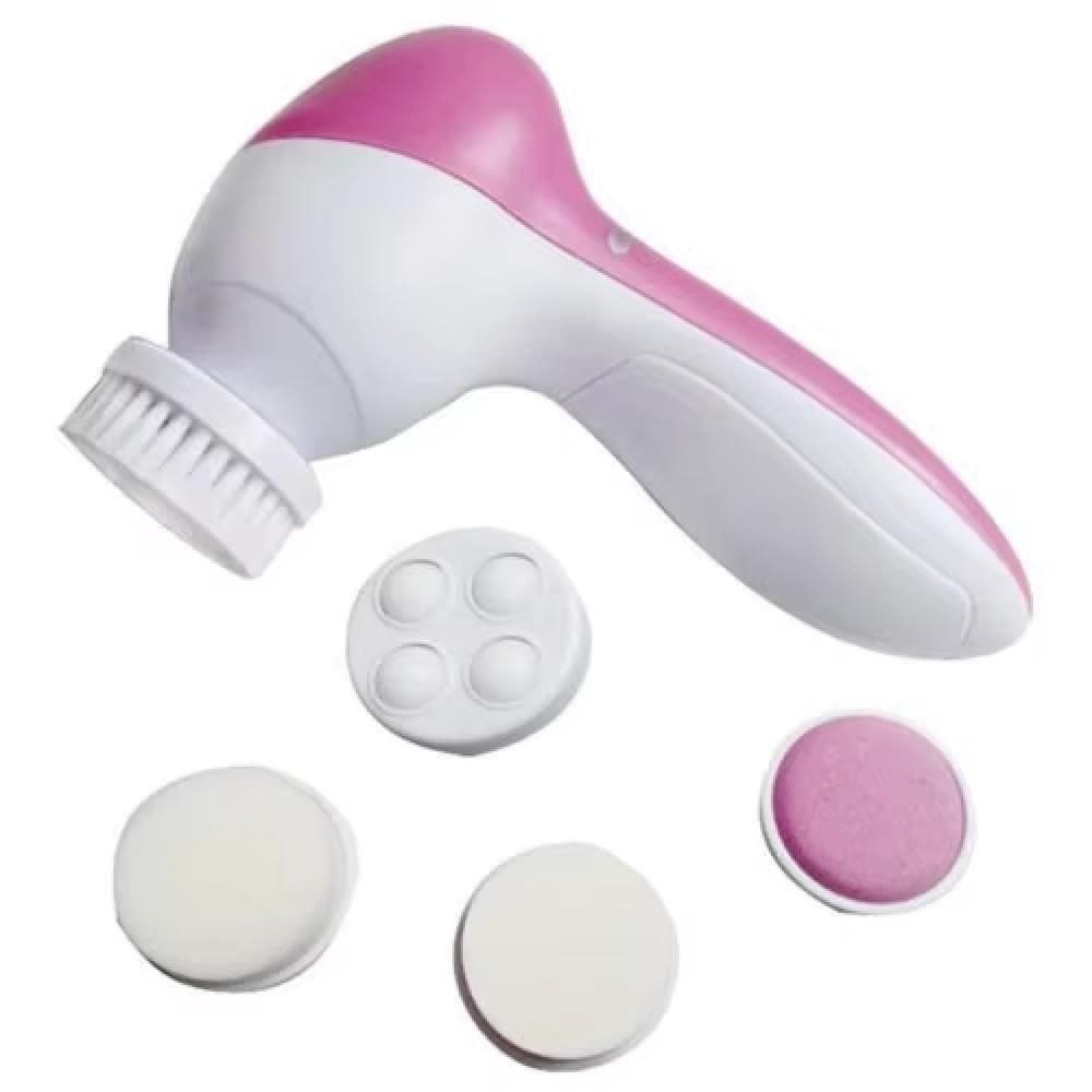 Escova Facial Elétrica Esfoliante 5 Funções Limpeza Completa