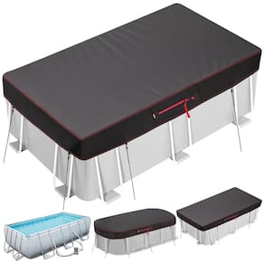 Cobertura de piscina HOLDCOVER retangular de 12 x 21 pés para acima do solo