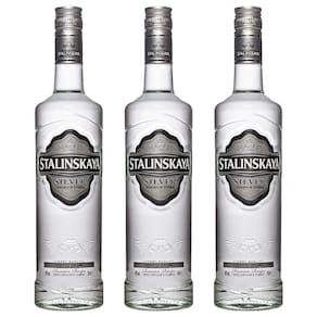 Vodka Stalinskaya Silver - 1L Kit3
