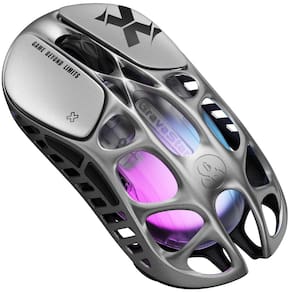Mouse para jogos GravaStar Mercury X Ultralight 32.000 DPI cinza